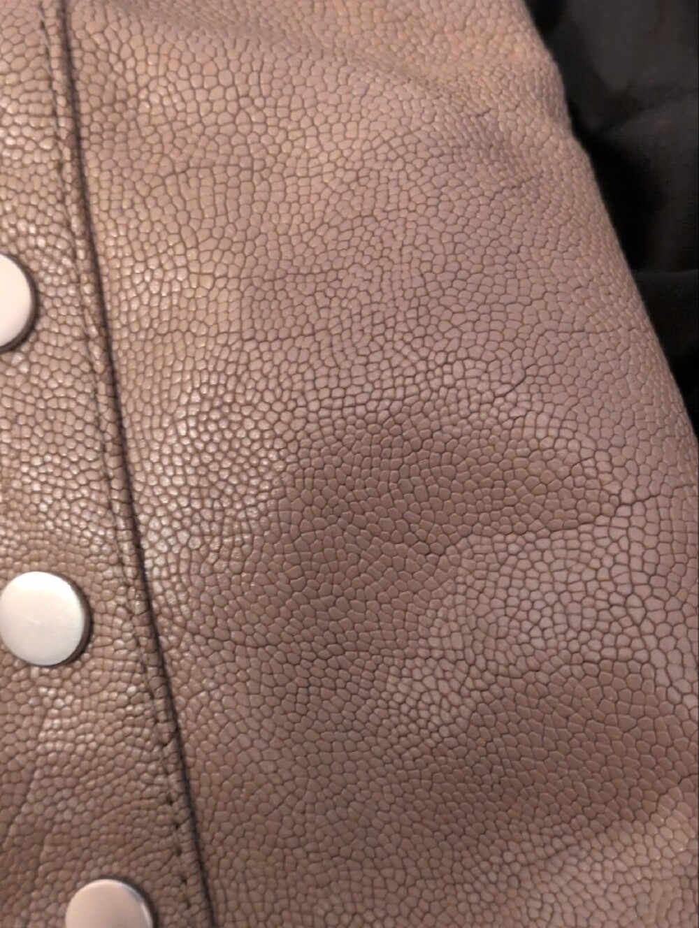 Hammit Daniel Tan Leather Satchel with Stud Accents - Picture 7 of 16